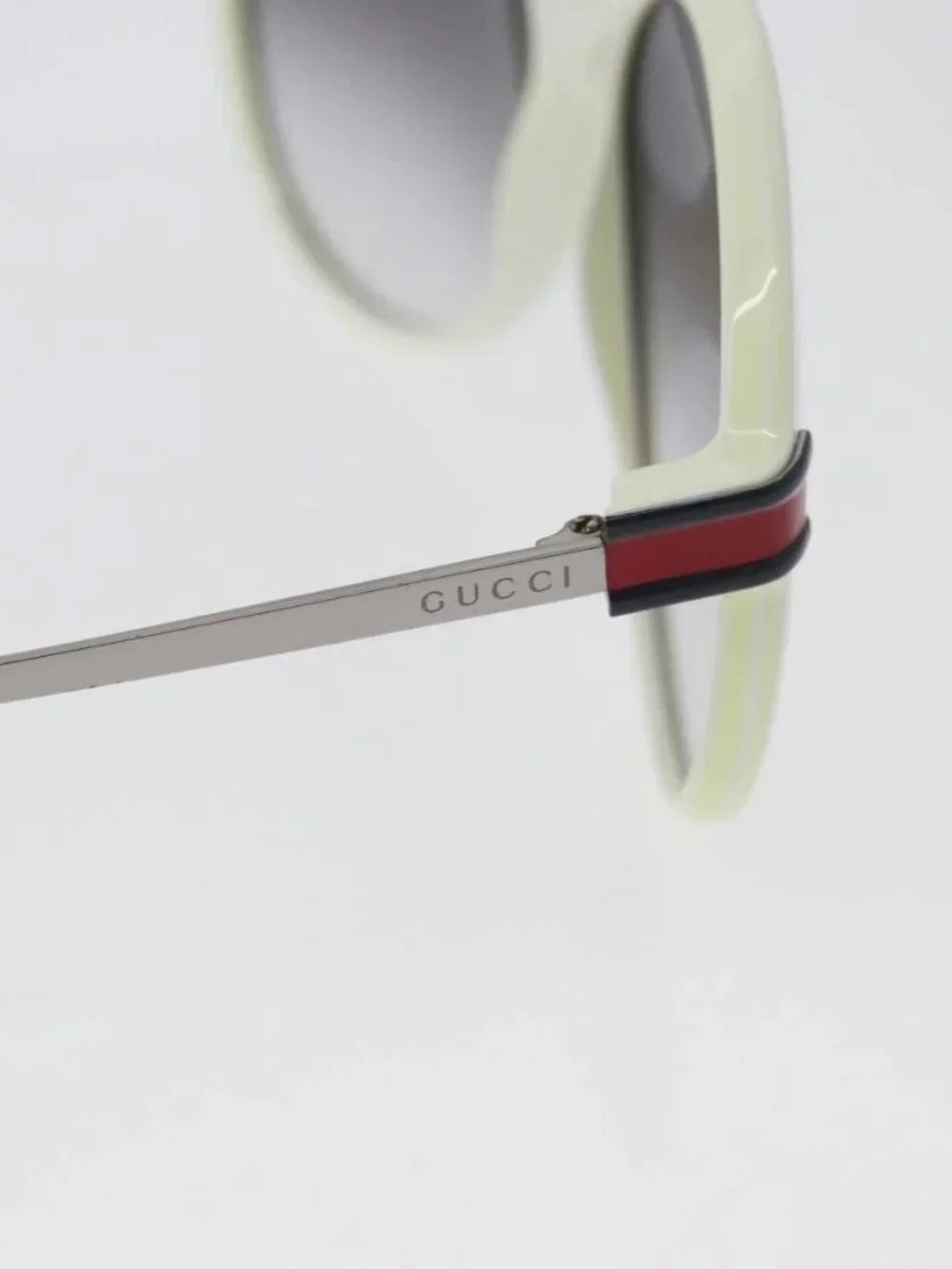 GUCCI Sunglasses plastic Black Auth hk3657